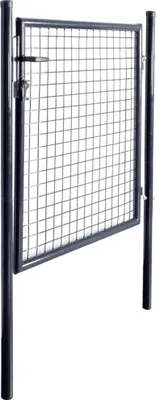Produktbild von vidaXL Maschen-Gartentor verzinkter Stahl 100 x 100 cm Grau