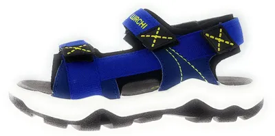 Image de Lurchi Odana : Sandales bleues pour garçons, chaussures d'été décontractées