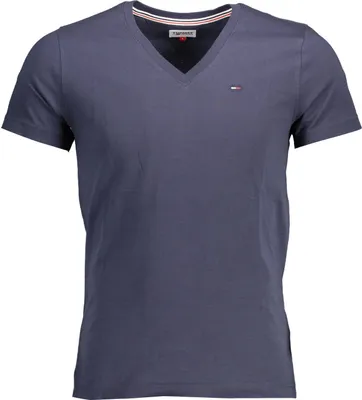 Produktbild von TOMMY HILFIGER HERREN-KURZARM-T-SHIRT BLAU : Farbe - Blau, Größe - XL Größe: XL Farbe: Blau
