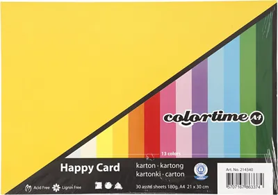 Produktbild von Creativ Company 214340, Kunstpapier, 180 g/m²