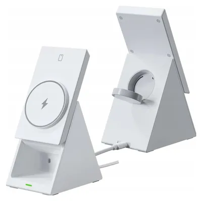 Obrázok produktu pre Rýchla indukčná nabíjacia stanica Choetech 3W1 15W odolná biela