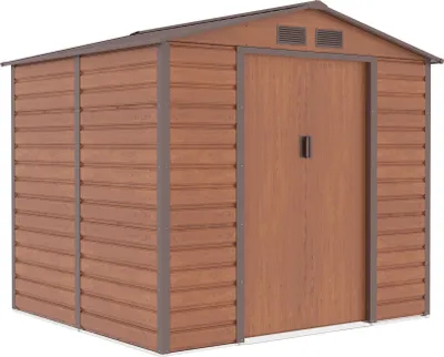 Zdjęcie produktu dla Domek ogrodowy G21 GAH 407 - 213 x 191 cm, brązowy