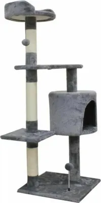 Obrázok produktu pre Škrabadlo 40 x 40 x 114 cm - sivé