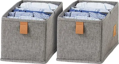 Produktbild von Aufbewahrungsboxen – Set aus 2 – Grau