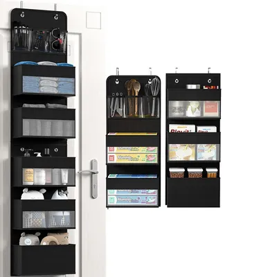 Produktbild von Hängeregal 6 Regal Tür Organizer, Wand montiert Lagerung Tasche
