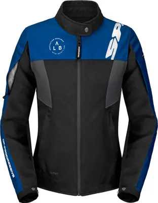 Produktbild von Spidi Corsa H2Out wasserdichte Damen Motorrad Textiljacke, schwarz/blau, M