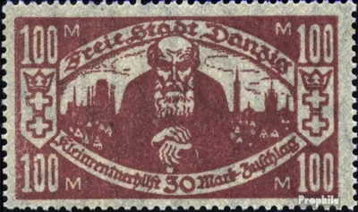 Produktbild von Briefmarken Danzig 1923 Mi 132  gestempelt Rentnerhilfe