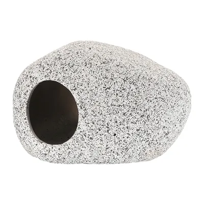 Produktbild von Aquarium Rock Cave Dekoration mit Grün Gras für Fische Garnelen Verstecken Aquarium Dekoration Harz Aquarium Zubehör