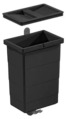 Immagine prodotto di Hailo ReadyBin pattumiera 8L montaggio parete nero cucina