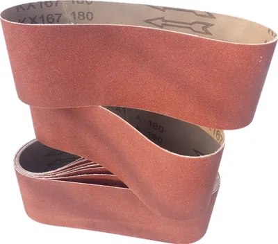 Produktbild von 10 x Schleifbänder 75mm x 533mm Körnung P40 Schleifband Gewebebänder Bandschleifer Schleifpapier Gewebeband BOHRFUX