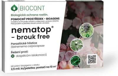 Obrázek produktu pro BIOCONT LABORATORY, spol. s r.o. Parazitické hlístice proti dospělcům lalokonosců (2,5 mil.) - Nematop Brouk Free