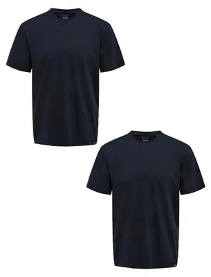 Produktbild von ONLY & SONS T-Shirt 2er-Set Rundhals Kurzarm Größe: XXL