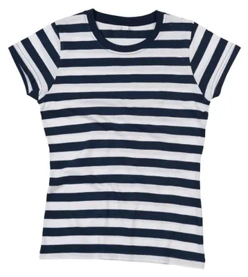 Produktbild von Mantis - T-Shirt für Damen LT706 (XL) (Marineblau/Weiß)
