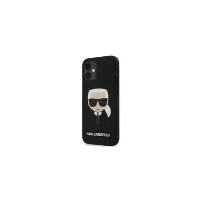 Produktbild von Karl Lagerfeld KLHCP12SSLKHBK iPhone 12 mini 5,4' czarny/schwarz Hartschale Silikon Karl`s Head