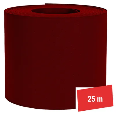 Produktbild von Arvotec Sichtschutzstreifen | 25m Rolle, Rot | besonders Stark mit 1,1 mm, keine Klemmschienen nötig | UV- und witterungsbeständig