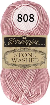 Produktbild von Scheepjes Stone Washed 50g (808) Corundum Ruby