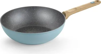 Produktbild von Wok 28cm, geschmiedet Aluminium, Antihaft, Induktion