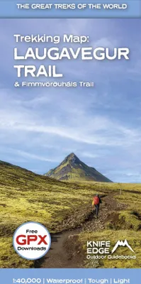Produktbild von Trekking Map: Iceland's Laugavegur Trail & Fimmvorduhals Trail