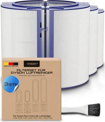 Immagine prodotto di set di 3 filtri di ricambio Comedes, utilizzabili al posto di Dyson TP06