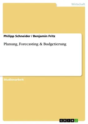Produktbild von Planung, Forecasting & Budgetierung