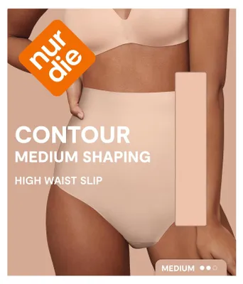 Obrázok produktu pre LEN DÁMSKE tvarovacie nohavičky s vysokým pásom Contour Medium Shaping, béžové – veľkosť 40