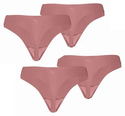 Produktbild von 4er Pack PUMA Damen Invisible Ultra Soft Baumwolle Strings