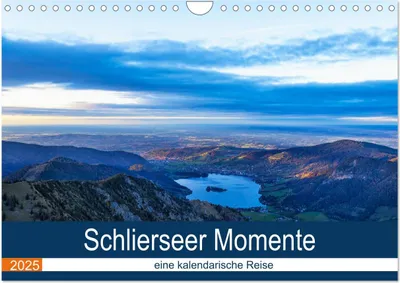 Produktbild von Schlierseer Momente - eine kalendarische Reise (Wandkalender 2025 DIN A4 quer), CALVENDO Monatskalender