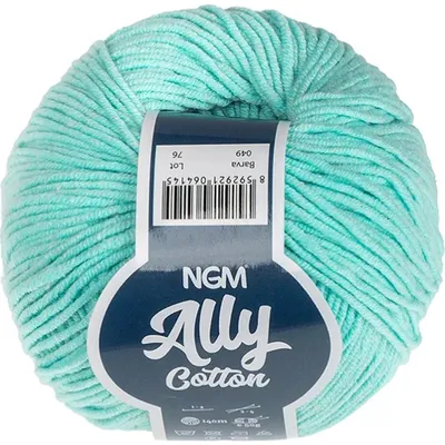Produktbild von Garn ALLY Baumwolle - 50g / 140 m - Helltürkis