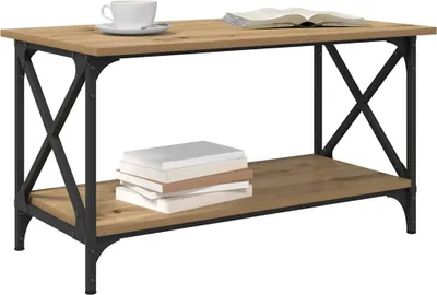 Produktbild von （Robust Möbel） Couchtisch Artisan-Eiche 80 x 45 x 45.5cm Holzwerkstoff - CL727697 - Couchtische