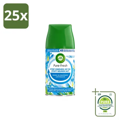 Produktbild von 25 x Air Wick Freshmatic Nachfüller Pure Frühlingstau 250 ml - Großpackung - 25 Stücke