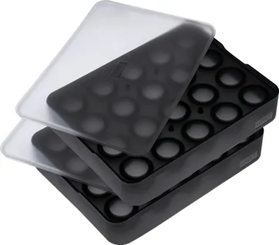 Produktbild von Eiswürfelform 3 cm Silikonball Set von 2 - für Cocktails.