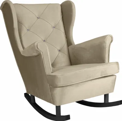 Obrázek produktu pro Křeslo Schaulk Křeslo do obývacího pokoje Velvet lounge chair Televizní křeslo Relaxační křeslo Křeslo do obývacího pokoje Křeslo ke kávě Křeslo, 102 x 81 x 95 cm, béžová barva