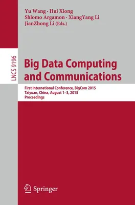 Produktbild von Big Data Computing and Communications