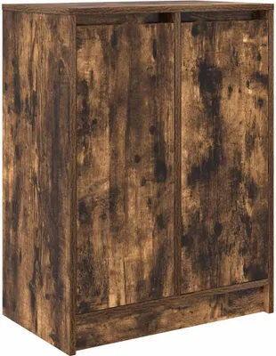 Obrázek produktu pro vidaXL Botník kouřový dub 57x34x76 cm materiál na bázi dřeva