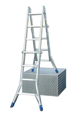 Produktbild von Krause Aluminium-Gelenk-Teleskopleiter STABILO 5 m