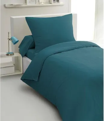 Obrázek produktu pro dvoudílná souprava ložního prádla HP72065 - 82 g mikrovlákno - 140 x 200 cm - kachní modrá