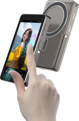 Produktbild von INF Touchscreen-Bildschirmspiegelung für Handy-Selfies/Live-Übertragungen Grau