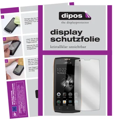 Produktbild von 6x Schutzfolie für Blackview BV7000 klar Displayschutzfolie Folie Display Schutz