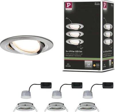 Immagine prodotto di Paulmann Luce da incasso LED Nova basic set orientabile