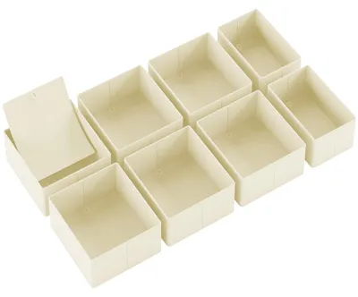 Produktbild von Solidchoice – 8-teiliges, faltbares Set zur Organisation von Schubladen, ideal für Kleidung