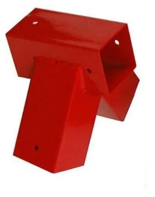 Produktbild von Schaukelverbinder für Balken - 90 x 90 mm - 100° - Rot - Robuste Befestigung