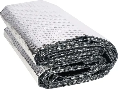 Immagine prodotto di Film isolante in alluminio, dimensioni 120 cm x 4,6 m, per protezione termica