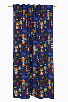 Produktbild von Schlaufenschal Ahoi blau BxH 135x245cm