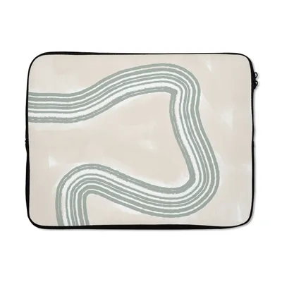 Produktbild von MuchoWow® Laptop Hülle 15 Zoll Linie - Abstrakt - Design Laptoptasche - Laptoptasche - Sleeve - Rundum-Schutz