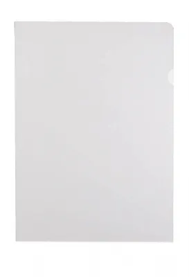 Produktbild von Sichthüllen A4 120 my transparent genarbt - 100 Sichthüllen