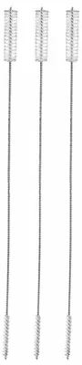 Doppelbürsten-Set 3er, 3/7 mm, Edelstahl/Nylon, für Kaffeevollautomaten