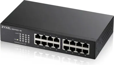 Immagine prodotto di Zyxel GS1100-16 Gigabit Ethernet non gestito (10/100/1000)