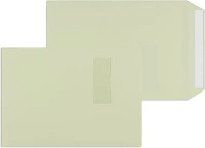 Produktbild von Versandtaschen C4 120g/qm haftklebend Sonderfenster VE=250 Stück creme