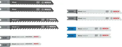 Produktbild von Stichsägeblatt Set Wood and Metal Basic, 10-tlg.