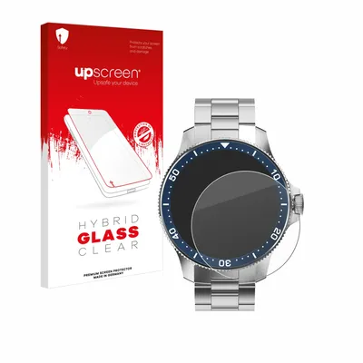 Produktbild von upscreen Schutzglas für Withings ScanWatch Horizon (43 mm) Schutzfolie Panzer Folie Glas Display Schutz klar